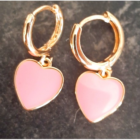 JUEGO DE PENDIENTES CORAZON