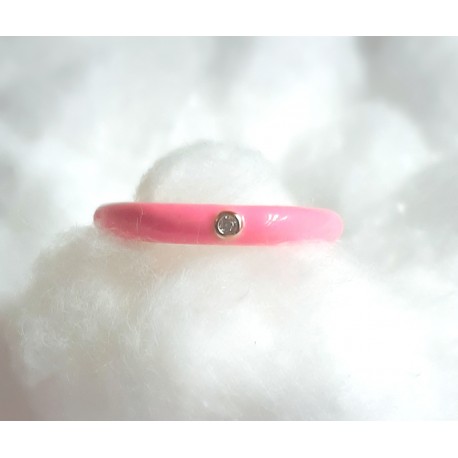 ANILLO ESMALTADO CON CIRCONITA