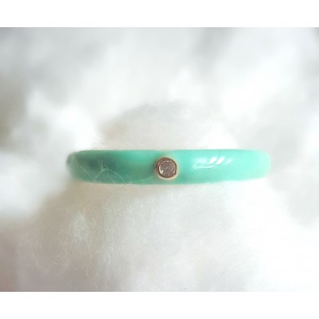 ANILLO ESMALTADO CON CIRCONITA