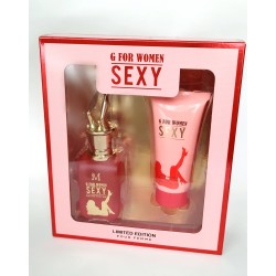 SET DE PERFUME Y BODY MILK G FOR WOMEN SEXY