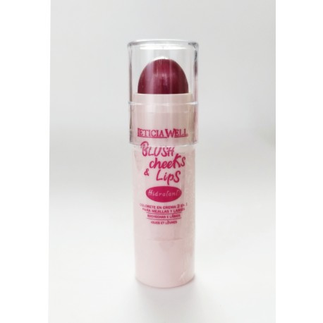 COLORETE EN CREMA 2 EN 1 STICK LETICIA WELL 