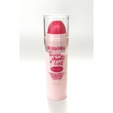 COLORETE EN CREMA 2 EN 1 STICK LETICIA WELL 