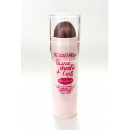 COLORETE EN CREMA 2 EN 1 STICK LETICIA WELL 