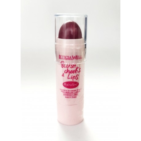 COLORETE EN CREMA 2 EN 1 STICK LETICIA WELL 
