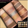 PALETA DE SOMBRAS MATTE Y SHIMMER KLEANCOLOR