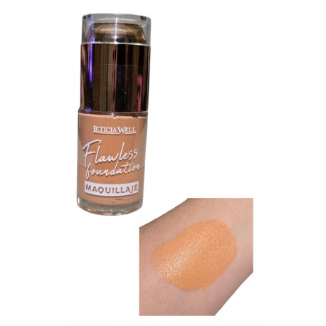 BASE DE MAQUILLAJE FLAWLES FUNDATION LETICIA WELL 