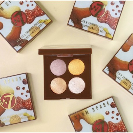 PALETA DE SOMBRAS Y GLITTER GLAM STARK W7