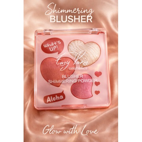 PALETA DE ILUMINADOR Y COLORETE WHAT'S UP EASY PARIS